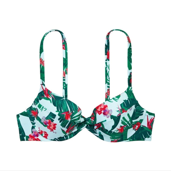 🍒NWT🍒 VS SWIM REMOVABLE PUSH UP BIKINI SET 36DD + M - Picture 4 of 9